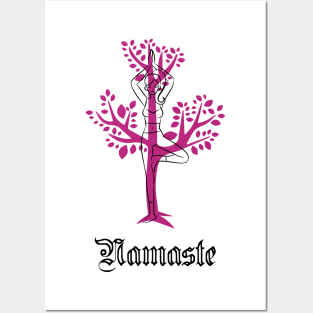 Namaste | Yoga Tee Posters and Art